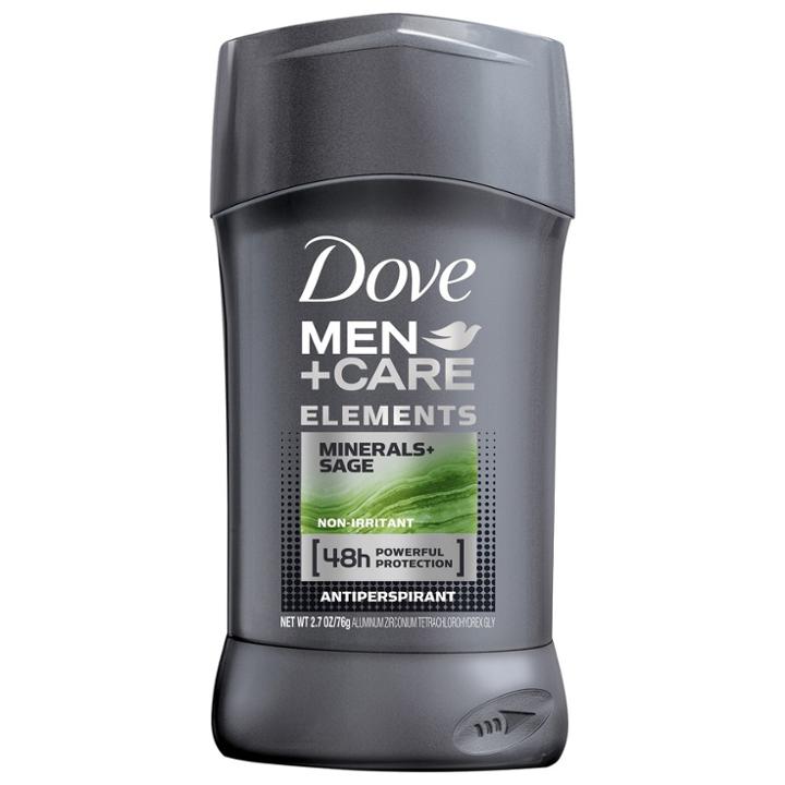 Earth Dove Men+care Elements Minerals And Sage Antiperspirant Stick
