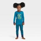 Toddler Joy Print Matching Family Pajama Set - Wondershop Blue