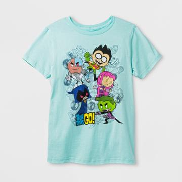 Warner Brothers Boys' Teen Titans Go! Short Sleeve T-shirt -