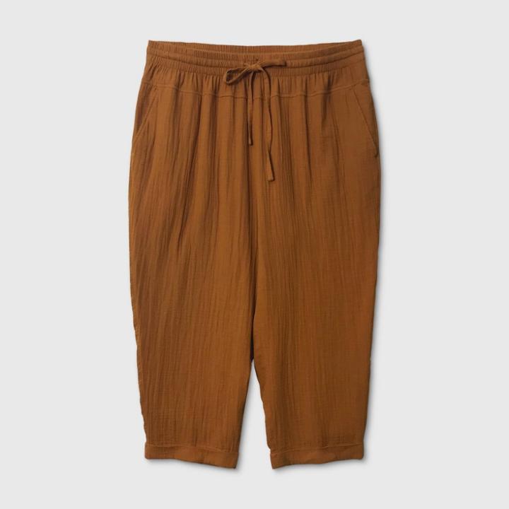 Women's Plus Size Fashion Pants - Universal Thread Brown