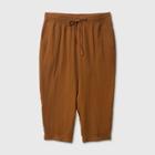 Women's Plus Size Fashion Pants - Universal Thread Brown