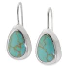 Target Sterling Silver Tear Drop Earrings With Inlay - Turquoise, Girl's
