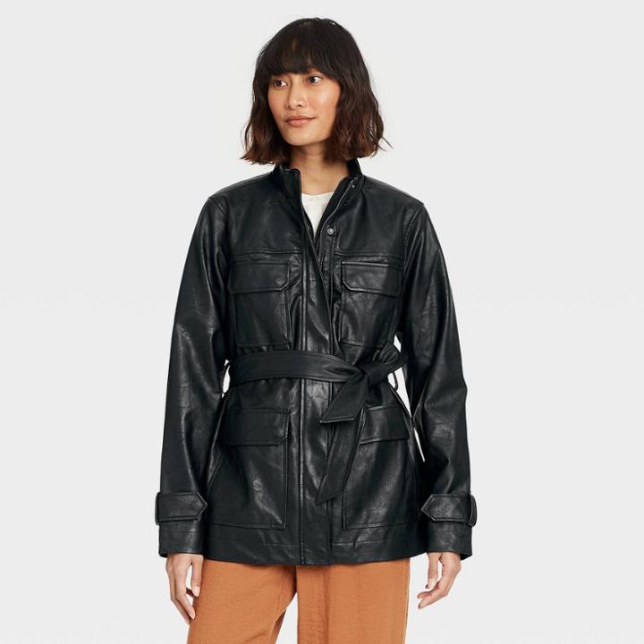 Women's Anorak Jacket - A New Day Black