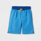 Boys' Solid Volley Swim Trunks - Cat & Jack Blue