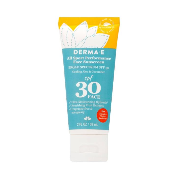 Derma E All Sport Performance Face Sunscreen -
