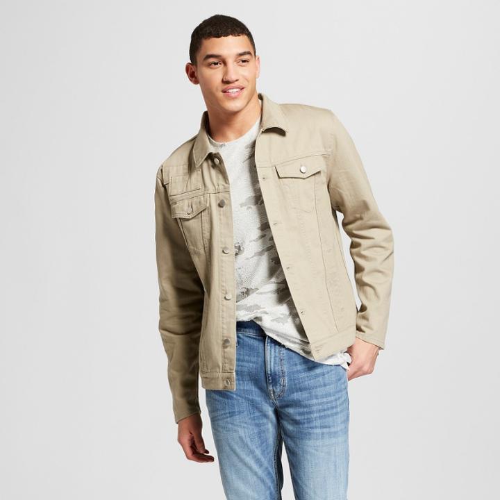 Men's Patchwork Denim Trucker Jacket - Jackson