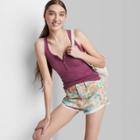 Women's Snap Placket Tank Top - Wild Fable Dark