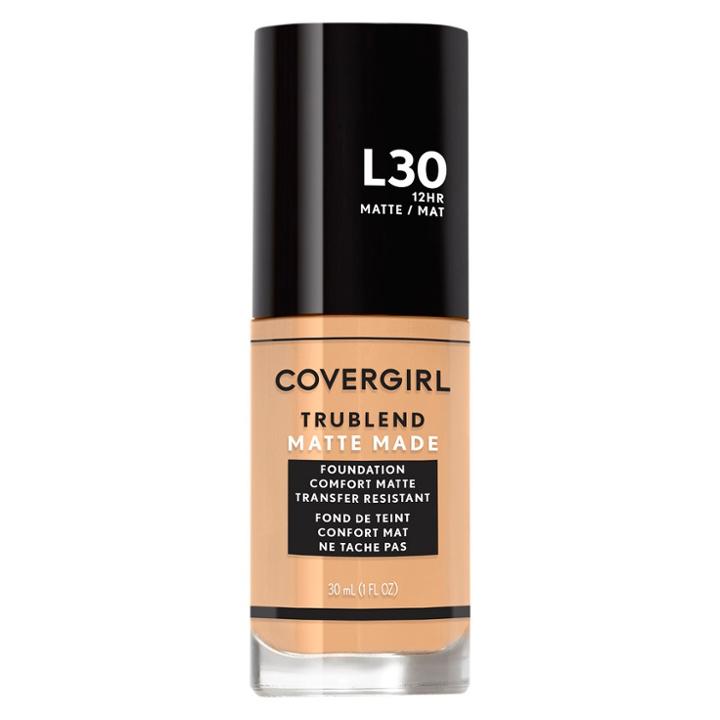 Covergirl Trublend Matte Made Foundation L30 Golden Ivory