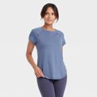 Women's Essential Crewneck Short Sleeve T-shirt - All In Motion Navy Blue