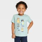 Toddler Boys' Bluey Printed Short Sleeve T-shirt - Blue