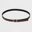 Women's Plus Size Reversible Belt - A New Day Black/brown 3x, Women's,