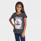 Girls' Disney Princess The Little Mermaid Short Sleeve Graphic T-shirt - Charcoal Gray -