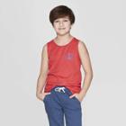 Boys' Usa Graphic Tank Top - Cat & Jack Red