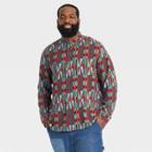 Houston White Adult Plus Size Long Sleeve Button-down Shirt - Multi