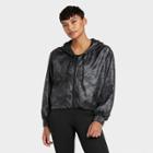 Women's Camo Print Active Zip Front Jacket - All In Motion Black Xs/s, Women's,