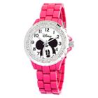 Women's Disney Mickey Mouse Enamel Sparkle Watch - Pink,