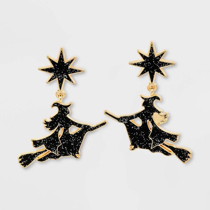 Sugarfix By Baublebar 'spooky Sorceress' Statement Earrings - Black