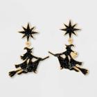 Sugarfix By Baublebar 'spooky Sorceress' Statement Earrings - Black