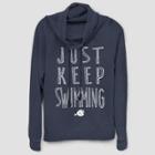 Fifth Sun Women's Finding Dory Just Keep Swimming Sweatshirt (juniors') - Navy