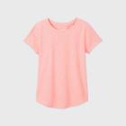 Girls' Short Sleeve Sparkle T-shirt - Cat & Jack Pink