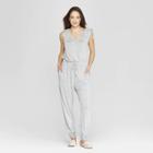Women's Perfectly Cozy Lounge Jumpsuit - Stars Above Gray