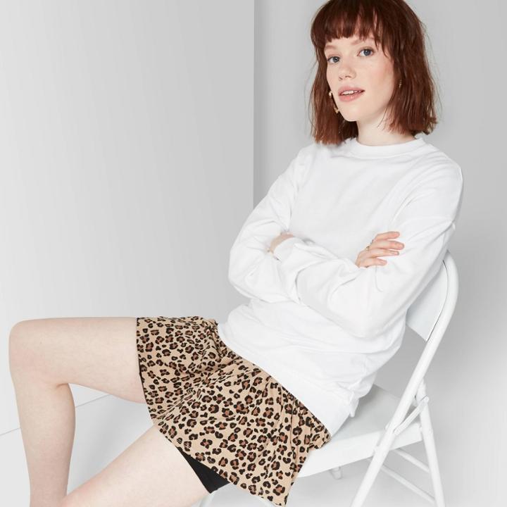 Target Women's Oversized Crewneck Sweatshirt - Wild Fable Eco White