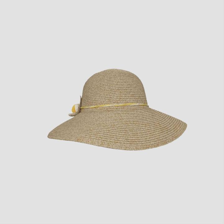 Baby Girls' Straw Floppy Hat - Cat & Jack Tan