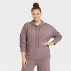 Women's Plus Size Crewneck Hooded Pullover Sweater - A New Day