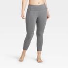 Women's Simplicity Mid-rise 7/8 Leggings 24 - All In Motion Charcoal Xs, Women's, Grey