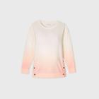 Maternity Tie-dye Snap Side Ombre Sweatshirt - Isabel Maternity By Ingrid & Isabel Pink