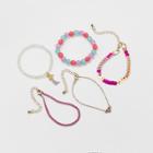 Girls' 5ct Penguin Charm Mixed Bracelet Set - Cat & Jack Pink