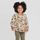 Toddler Girls' Floral Blouse - Art Class Off White 12m, Toddler Girl's