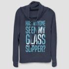 Fifth Sun Women's Cinderella Have You Seen My Slipper Sweatshirt - (juniors') Navy