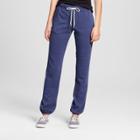 Women's Banded Fleece Sweatpants - Mossimo Supply Co. Navy (blue)