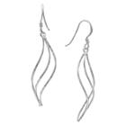 Target Women's Sterling Silver Drop Spiral Earrings -