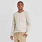 Men's Athletic Fit Long Sleeve Lyndale T-shirt - Goodfellow & Co Beige