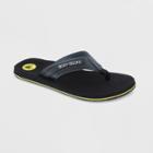 Men's Body Glove Fathom Flip Flop Sandals - Black 10, Black Yellow