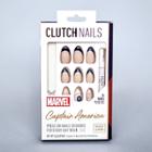 Clutch Nails Captain America Fake Nails
