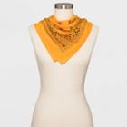 Women's Bandana Scarf - Wild Fable - Orange One Size, Women's, Yellow