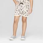 Toddler Girls' Leopard Knit Shorts - Art Class