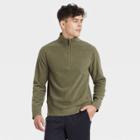 Men's Fleece Pullover Hoodie - All In Motion Olive Green
