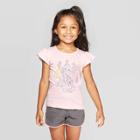 Petitetoddler Girls' Disney Princess Short Sleeve T-shirt - Pink