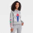 Zoe+liv Women's Olympian Torch Hooded Graphic Sweatshirt - Gray