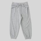 Toddler Girls' Afton Street Tie Waist Jogger - Heather Grey