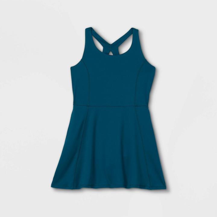 Girls' Exercise Dress - All In Motion Teal