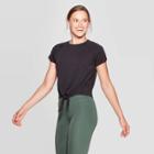 Women's Tie Front T-shirt - Joylab Black