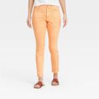 Women's High-rise Skinny Jeans - Universal Thread Orange