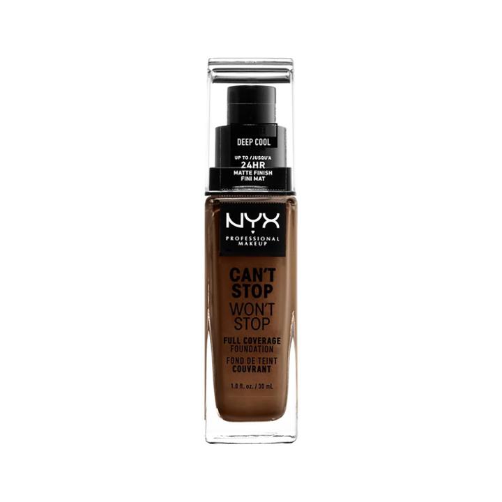 Nyx Professional Makeup Can't Stop Won't Stop Full Coverage Foundation Deep Cool
