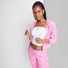 Women's Velour Zip-up Hoodie - Wild Fable Pink