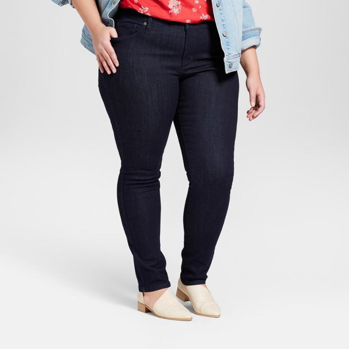 Women's Plus Size Skinny Jeans - Universal Thread Dark Wash 22w